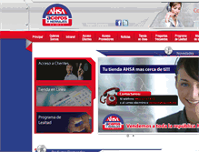 Tablet Screenshot of ahsa.com.mx